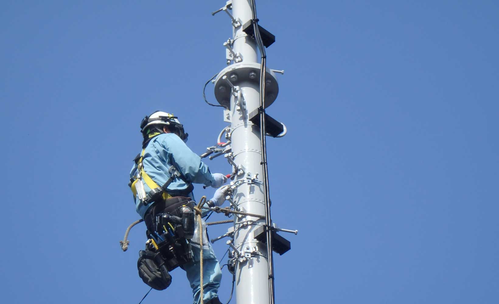 携帯電話基地局工事